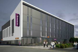 Work picks up pace on Hamilton town centre&#039;s new £7m Premier Inn