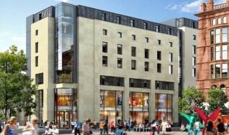 Work on new Glasgow Premier Inn underway