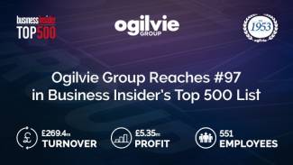 Ogilvie climbs Business Insider&#039;s Top 500 List