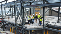 Milestone achieved as steelworks installed at Macduff Marine Aquarium
