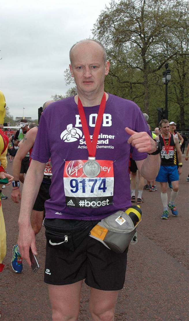 Bob Gray completes the London Marathon!